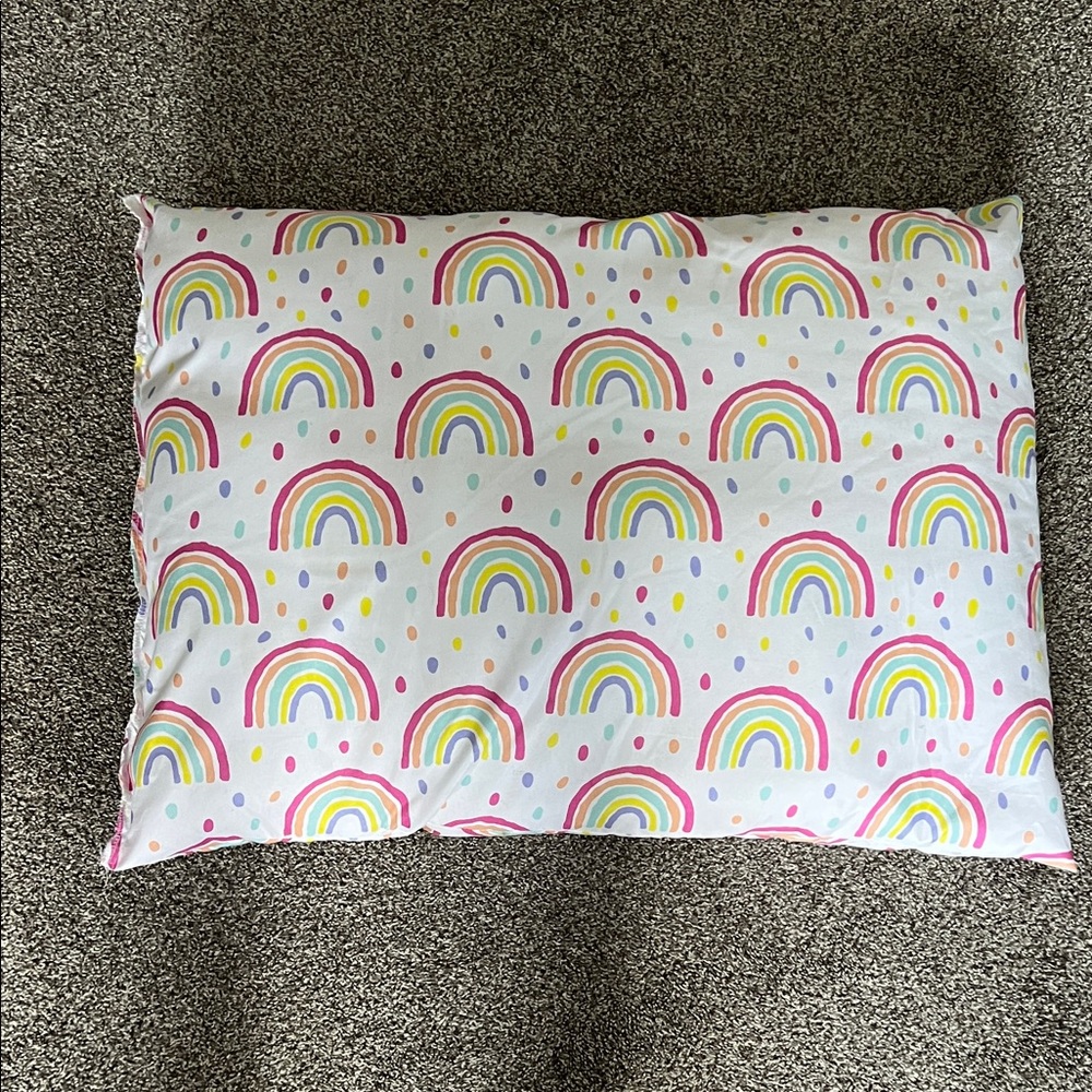 NEW Colorful & Vibrant Rainbow Patterned Kid’s Pillow